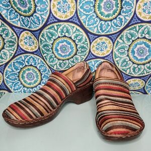 boc Multicolor Striped Mules